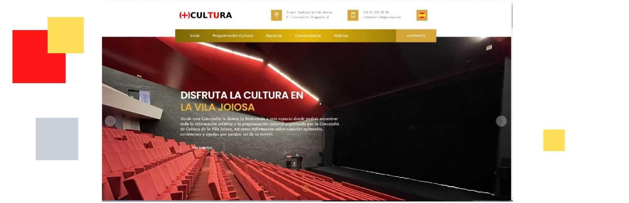 La Vila Joiosa presenta la nueva web de Cultura